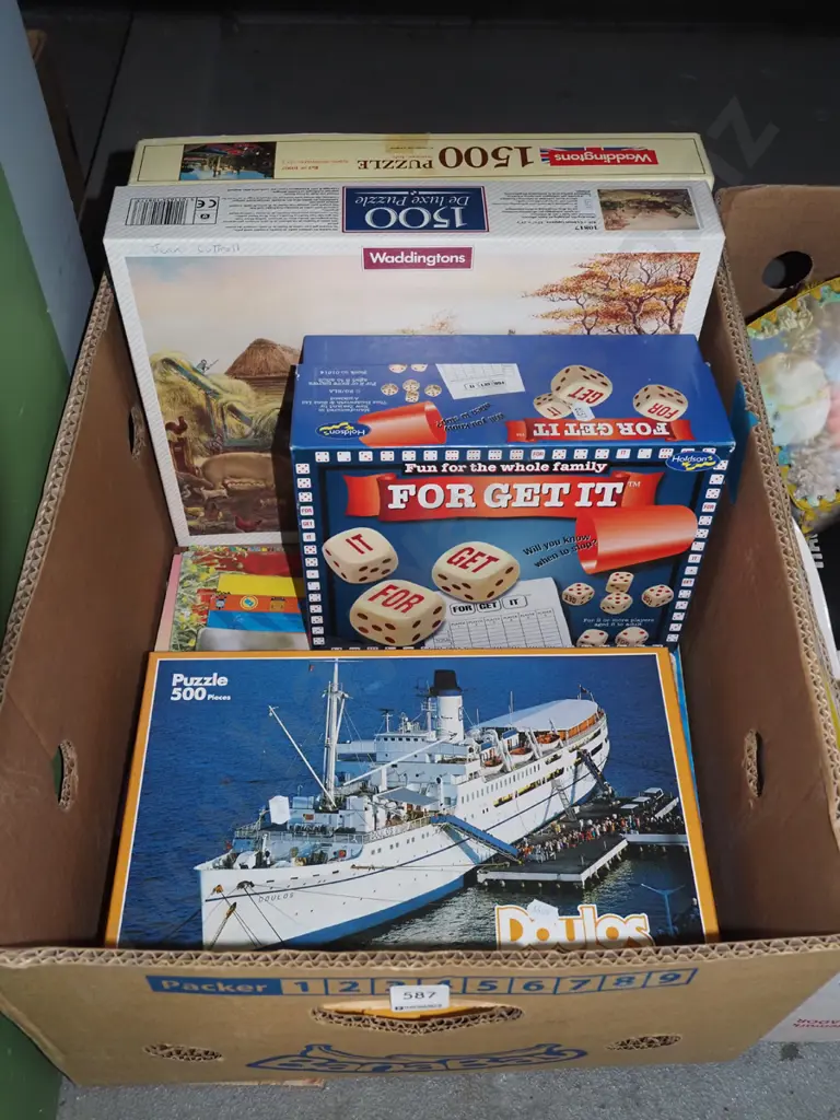 box; puzzles, Forget it board game Image 1++