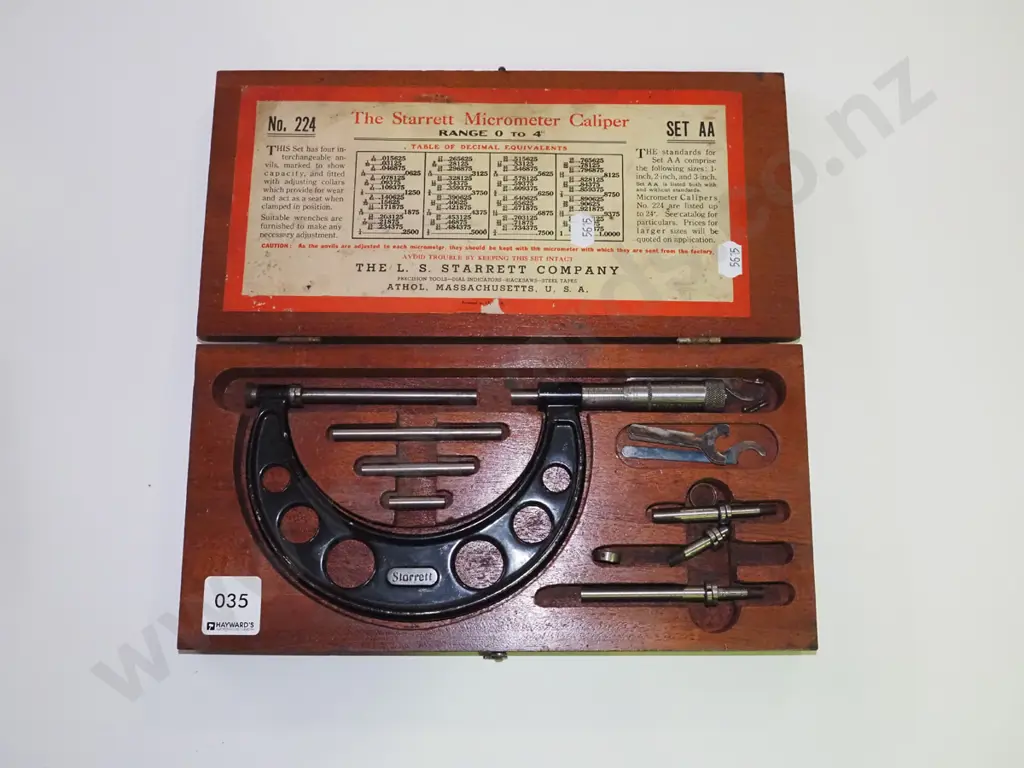 Starrett wood cased calipers Image 1++