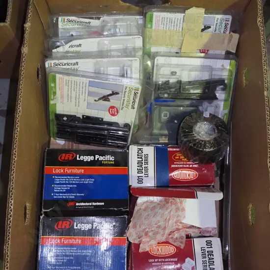 box of door and window hardware