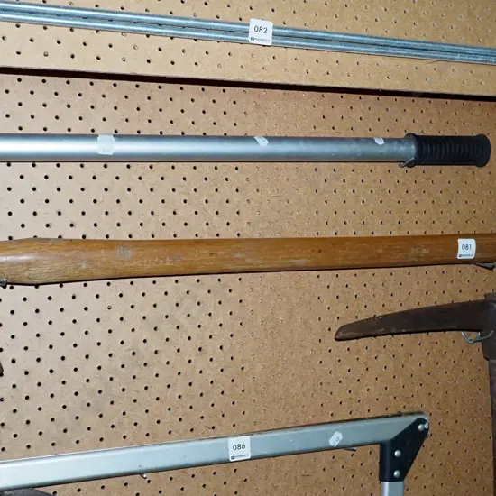 wooden handled log splitter