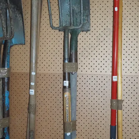 garden spade and fork