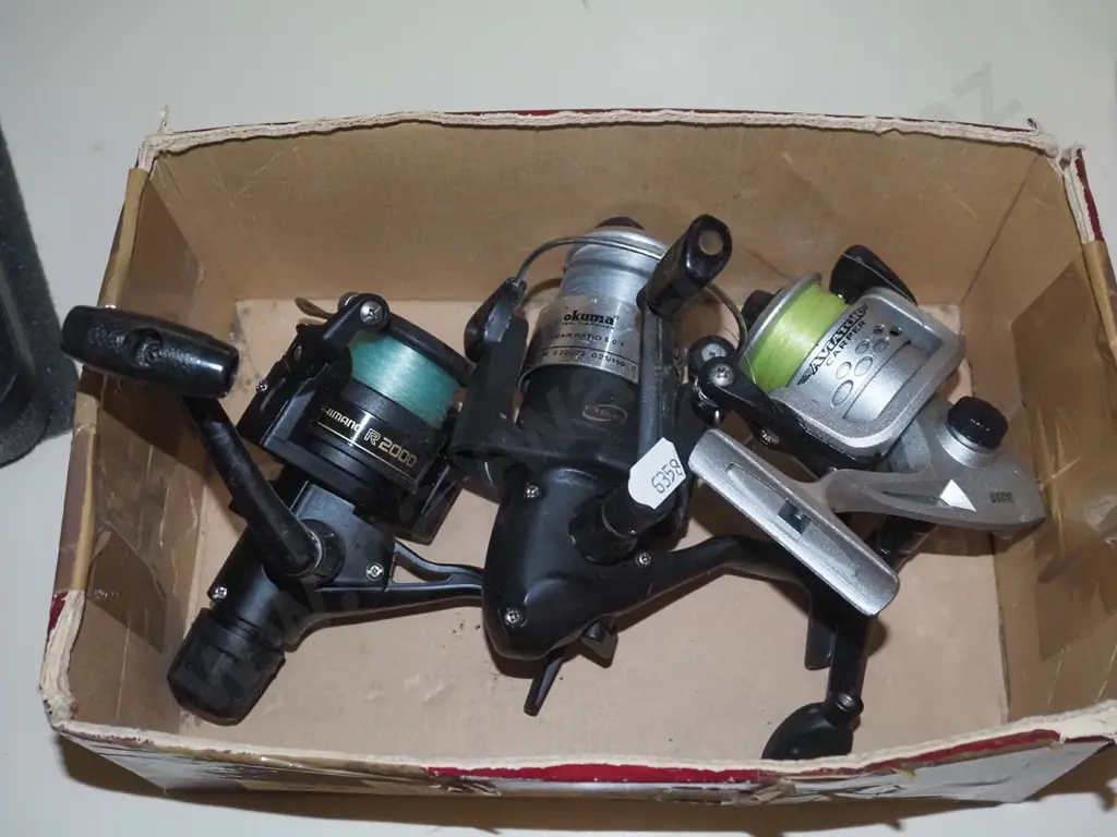 boxed 3x fishing spinning reels Image 1++