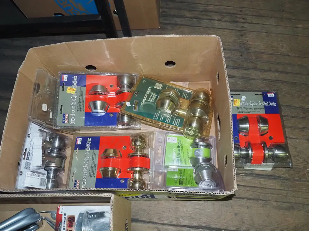 box of door hardware Image 1++