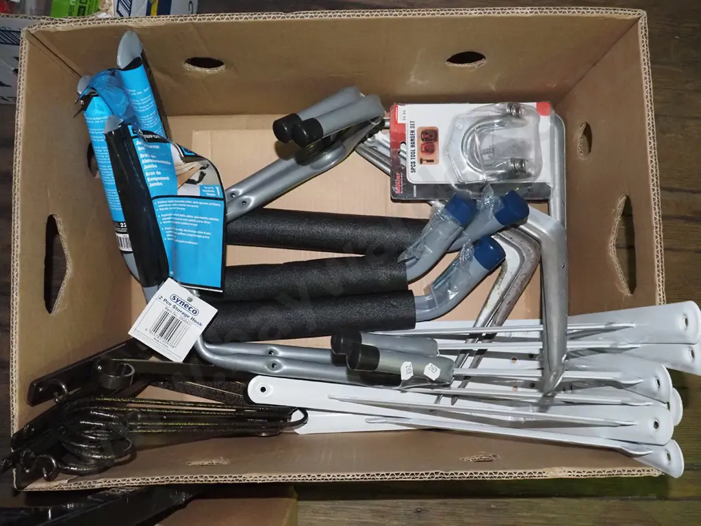 box; wall brackets, wall hanger sets, storage arms etc Image 1++