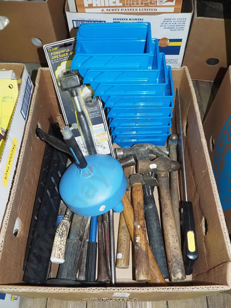 box; hammers, drain unblocker etc Image 1++
