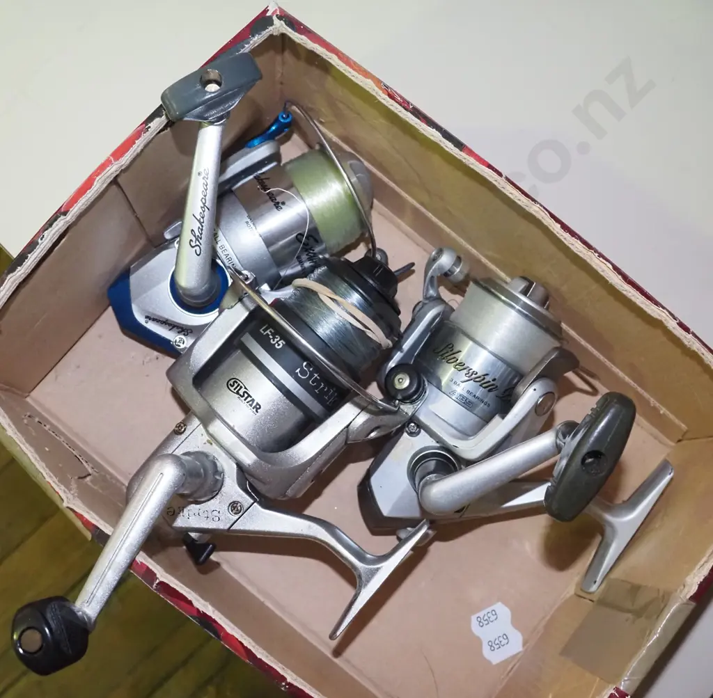 3x spinning reels Image 1++