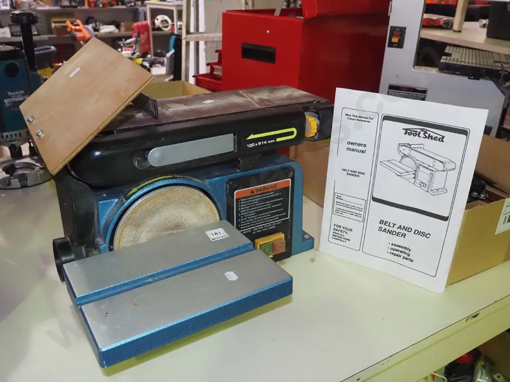 Tool Shed belt and disc sander Image 1++