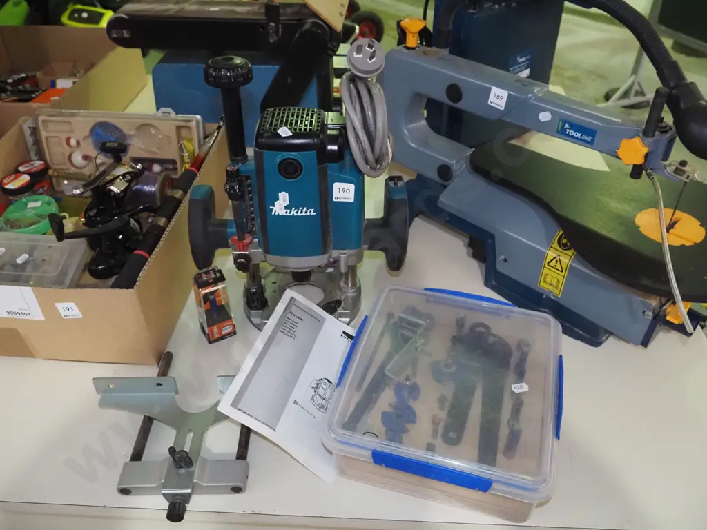 Makita plunge router, instructions and accessories Image 1++