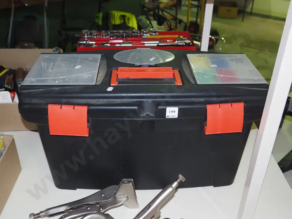 black plastic tool box Image 1++