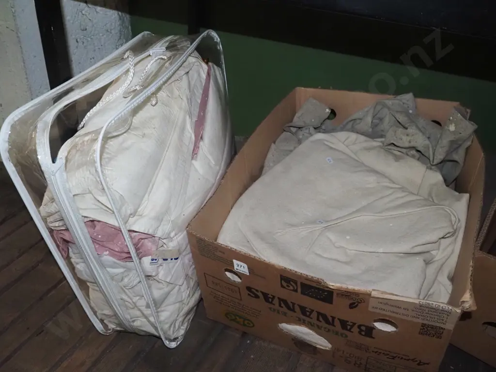 plastic bag, painter's drop cloths Image 1++