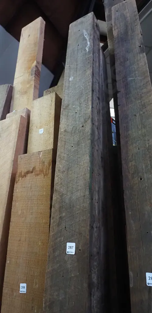 2x lengths of unknown timber Tallest 2330x125x75 Image 1++