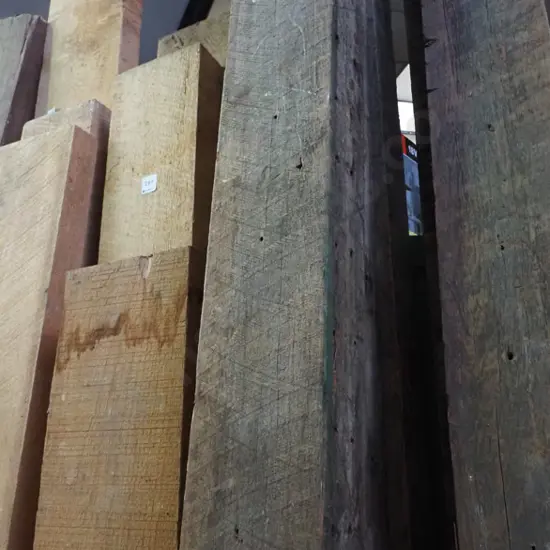2x lengths of unknown timber Tallest 2330x125x75