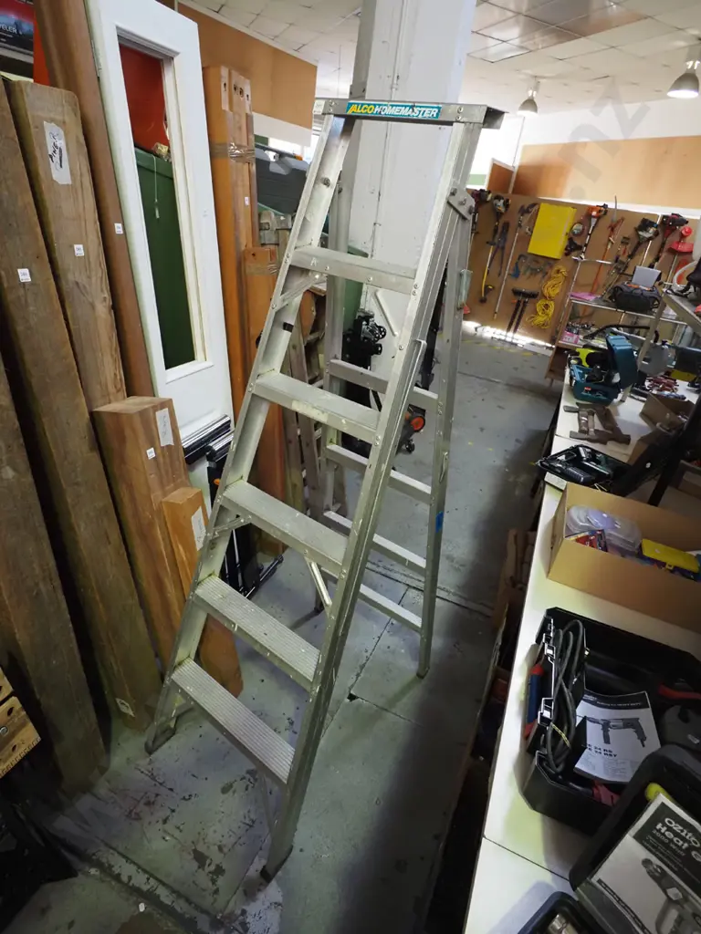 Alco Homemaster 5 step aluminium ladder Image 1++