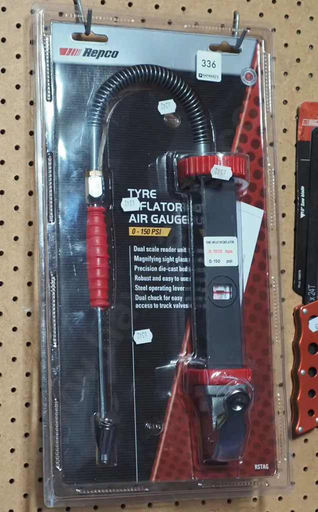 as new Repco tyre inflater air gauge Image 1++