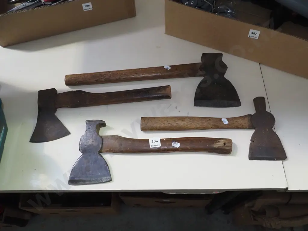 4x vintage hatchets Image 1++