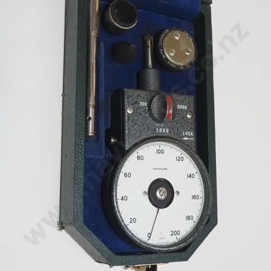cased vintage cutting and surface speed indicator