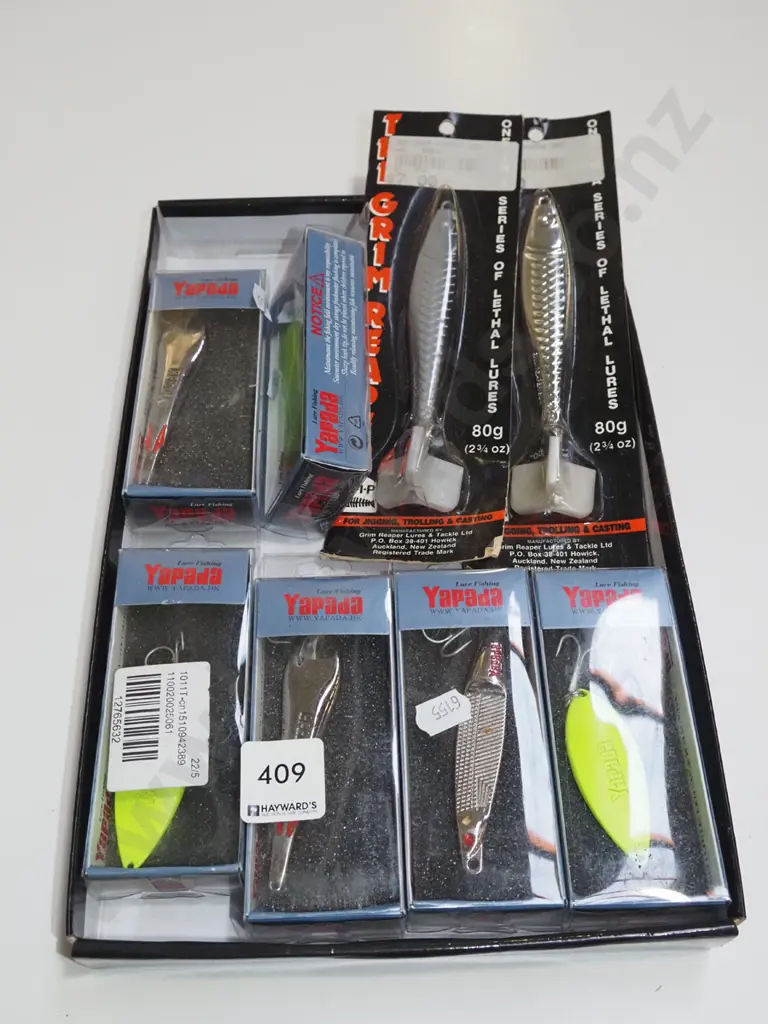 box of as new fishing lures Image 1++