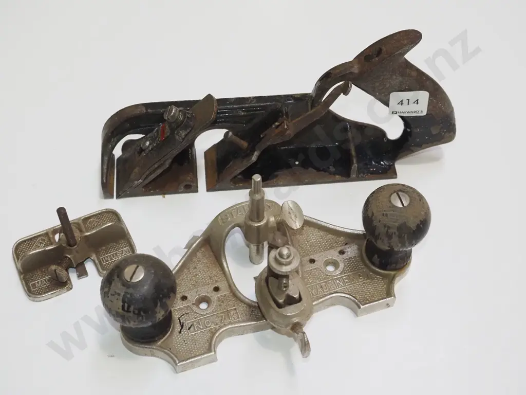 Stanley No. 17plunge plane, No. 78 Duplex pane - missing parts Image 1++