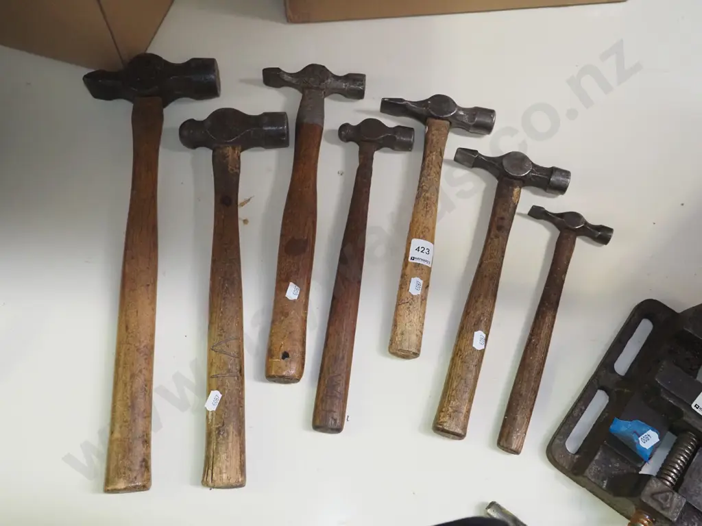 7x ball peen hammers Image 1++