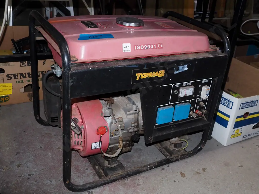 large 4 stroke generator - some fading, rust and wear Image 1++
