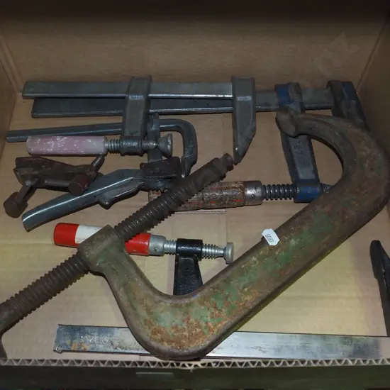 box of clamps