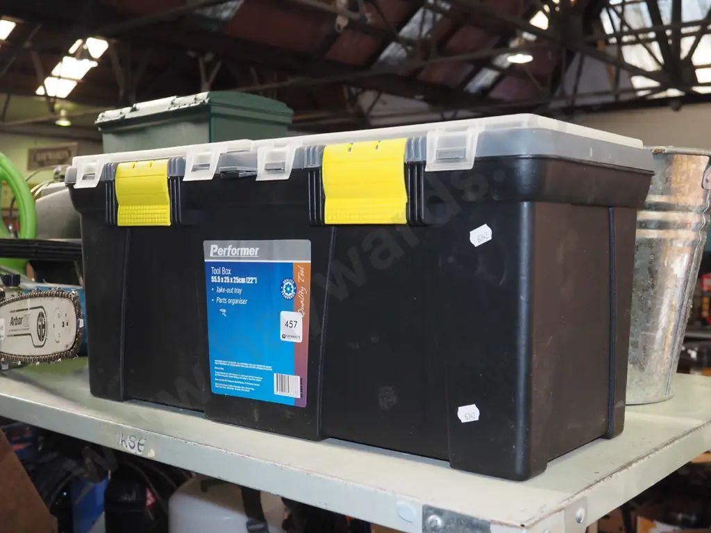 black plastic tool box Image 1++