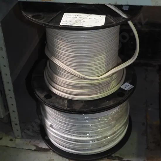 2x part coils of electrical cables