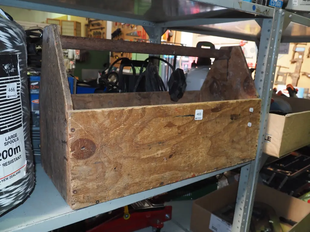 homemade wooden tool crate Image 1++