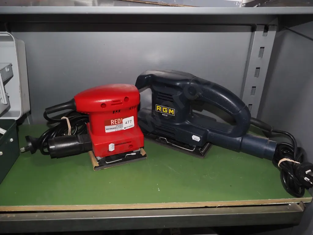 red palm sander, RGM orbital sander Image 1++