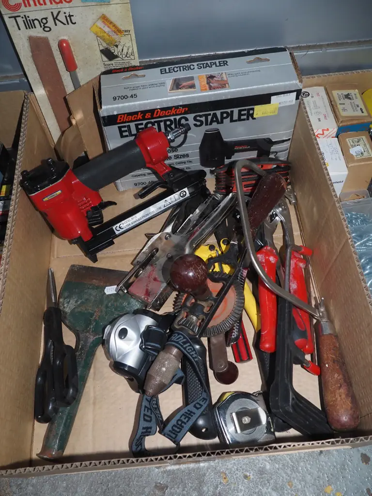 staplers, egg beater drill, cold chisel etc Image 1++