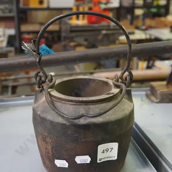 vintage glue pot