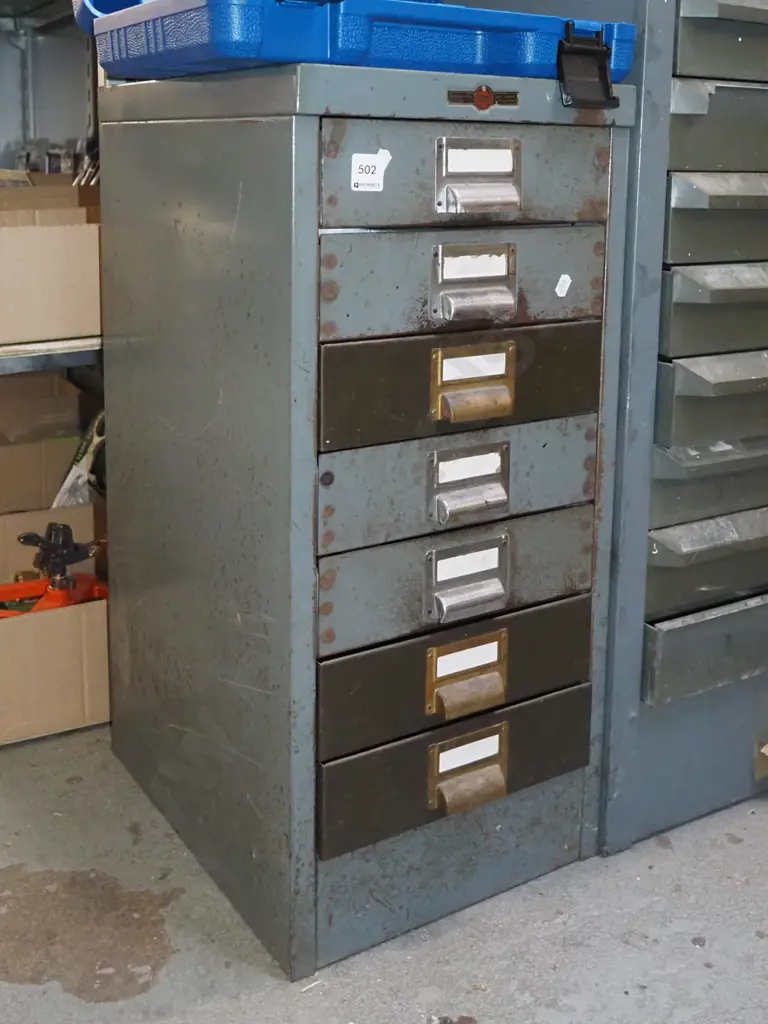 7 drawer metal filing cabinet Image 1++