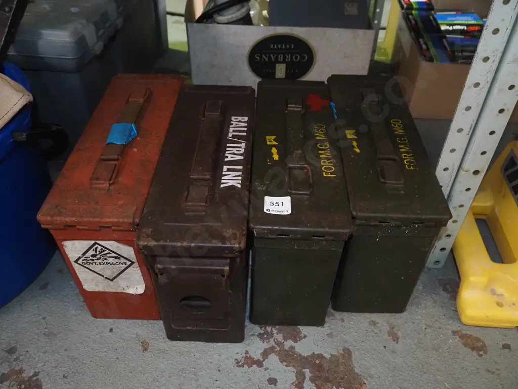 4x small ammunition cases Image 1++