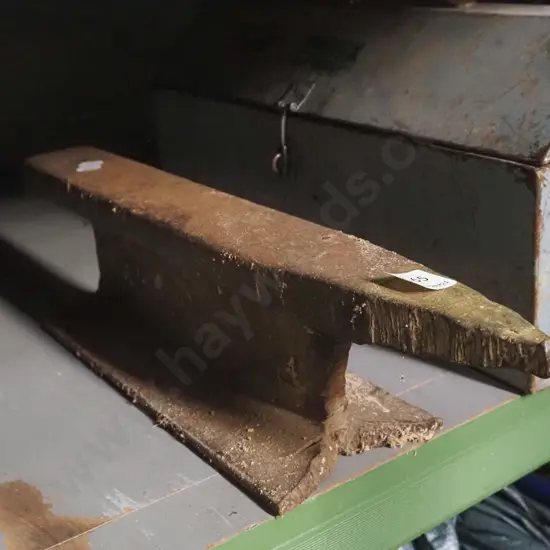 anvil made from railway iron