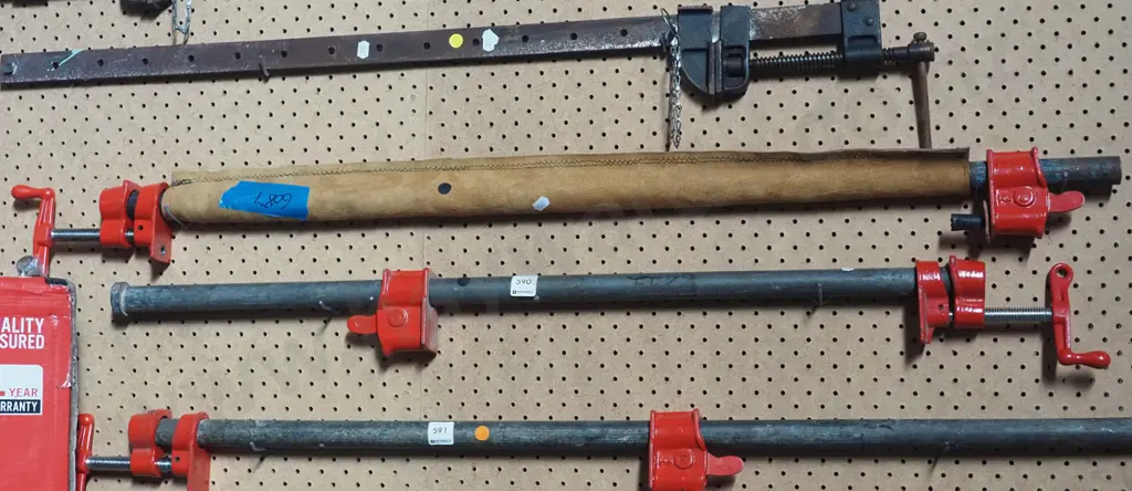 2x pipe clamps L-1010 - black dots Image 1++