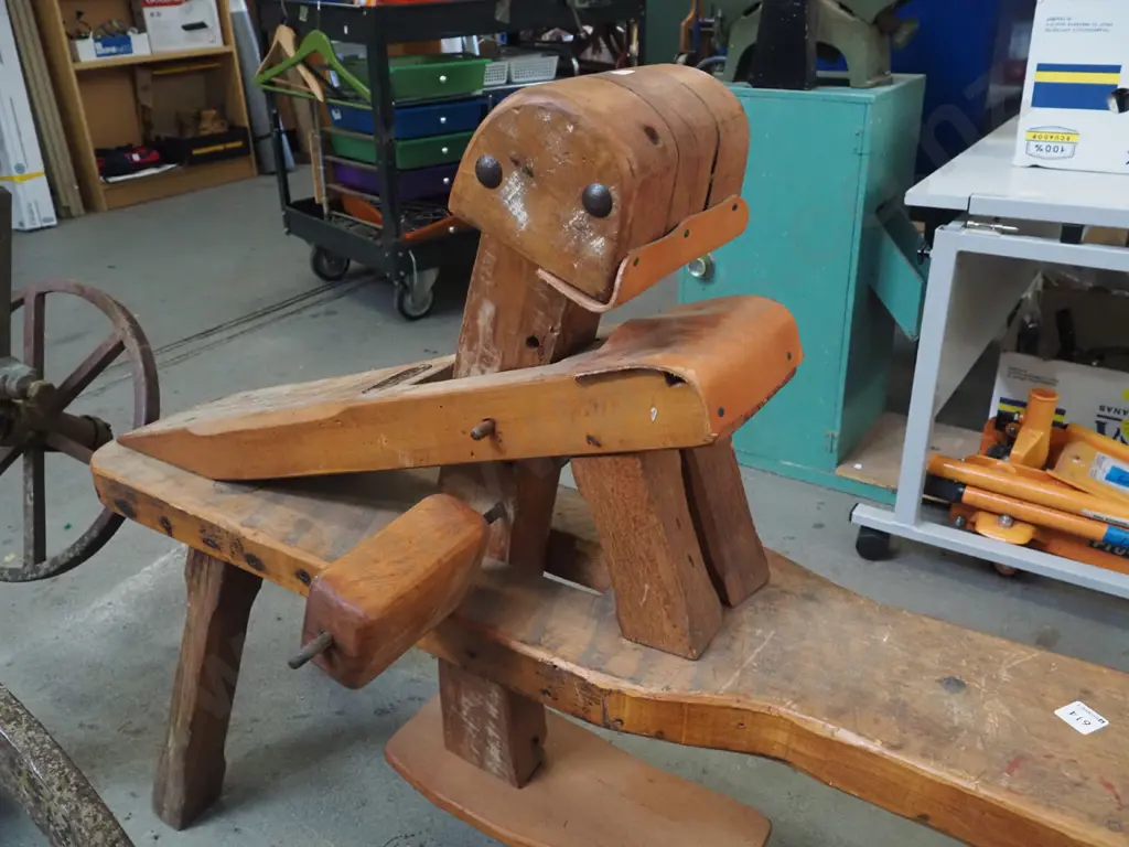 solid rimu homemade shaving horse H-840 W-1760 Image 1++
