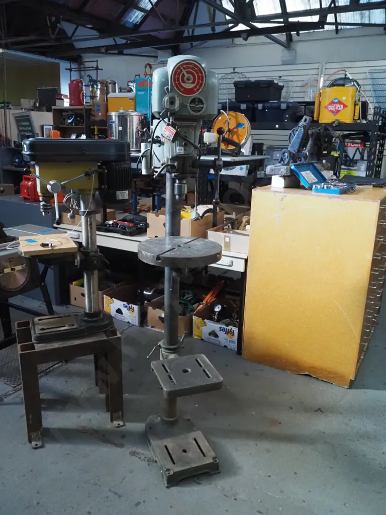 vintage tall variable speed drill press on stand Image 1++