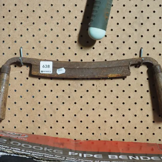 rusty draw knife