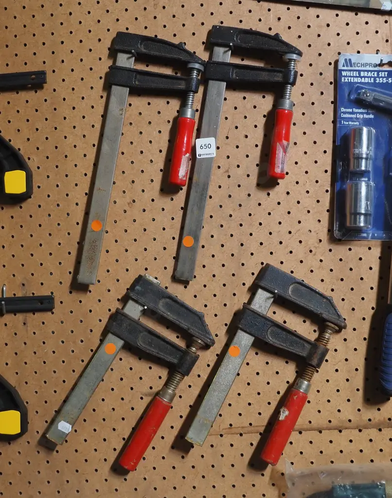 4x F clamps Image 1++
