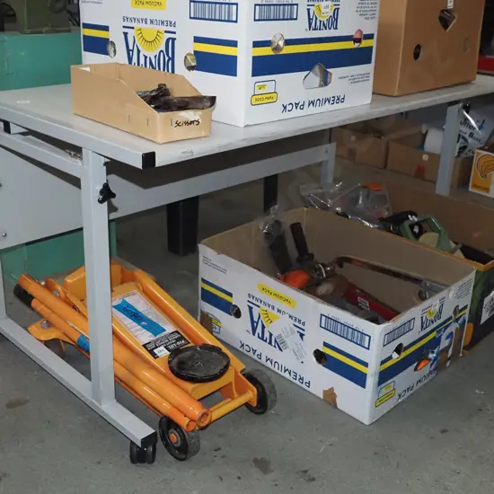 adjustable study desk/table on casters