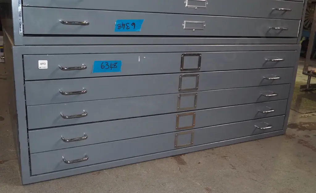 5 drawer metal plan drawers Image 1++