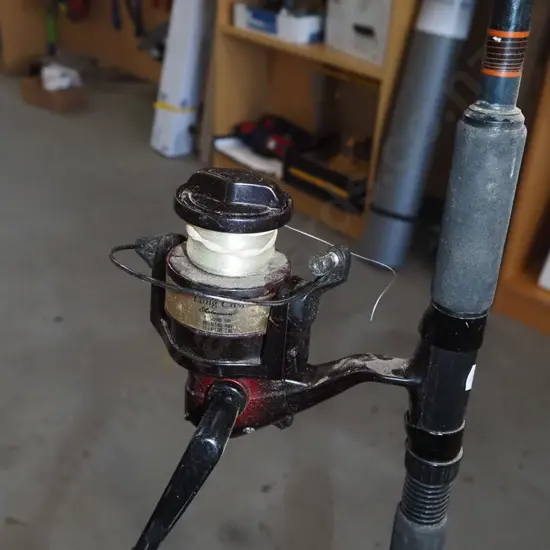 fishing rod and reel