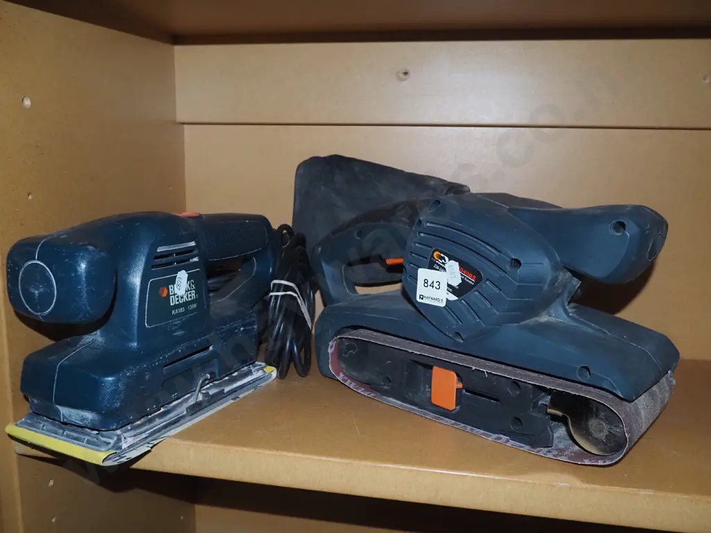Colt belt sander, Black & Decker orbital sander Image 1++