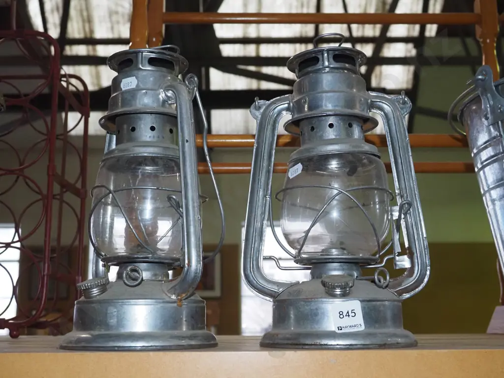 pair of hurricane lanterns Image 1++