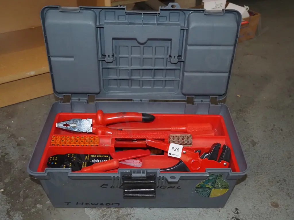 tool box of electrical bit sand pieces Image 1++