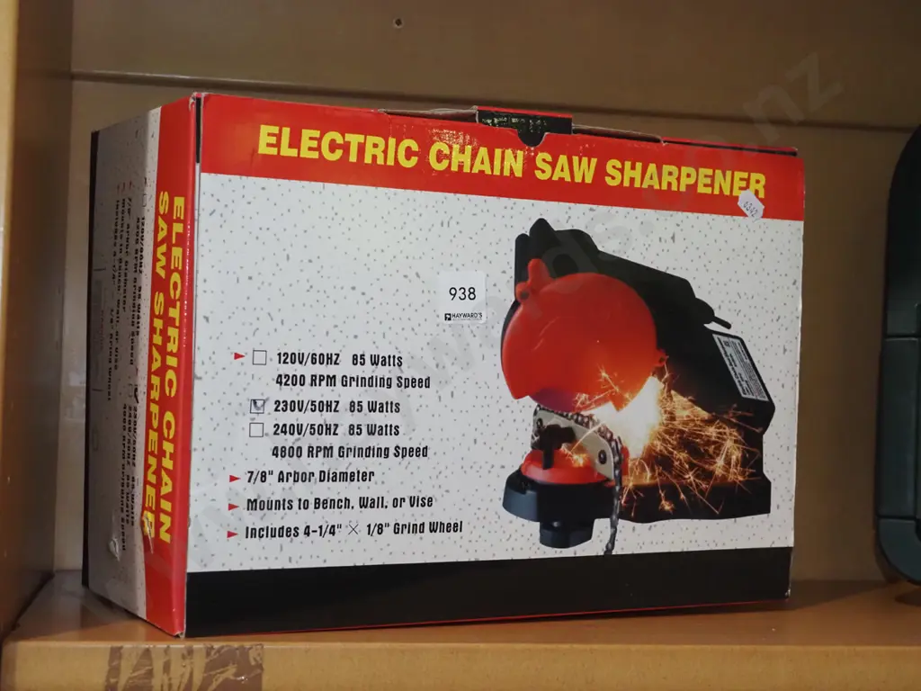 as new boxed electric chainsaw sharpener Image 1++