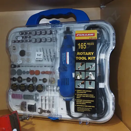 as new Fuller 165 piece rotary tool kit