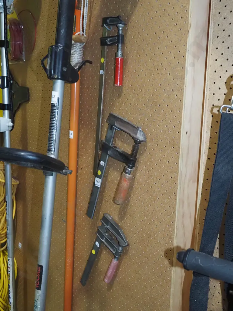 3x F clamps - yellow dots Image 1++