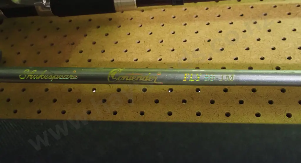 Shakespeare fly fishing rod with River Works reel and hard carry case Image 1++