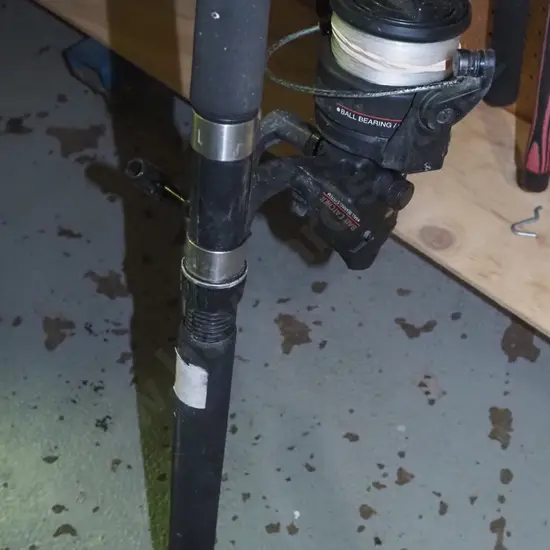 fishing rod and reel